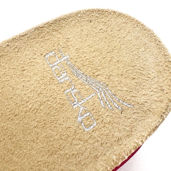 Dansko Maddie Double Strap Wedge Sandal Size 38 / 7.5-8 Nubuck Leather EUC - Picture 9 of 11